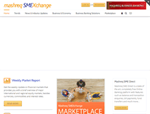 Tablet Screenshot of mashreqsmexchange.com